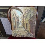 Средна картина масло на платно Испания - 3809